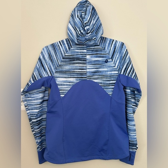 Marmot Wmns M Full Zip lightweight rain jacket Windbreaker Outdoor Hiking Blue - Picture 9 of 14